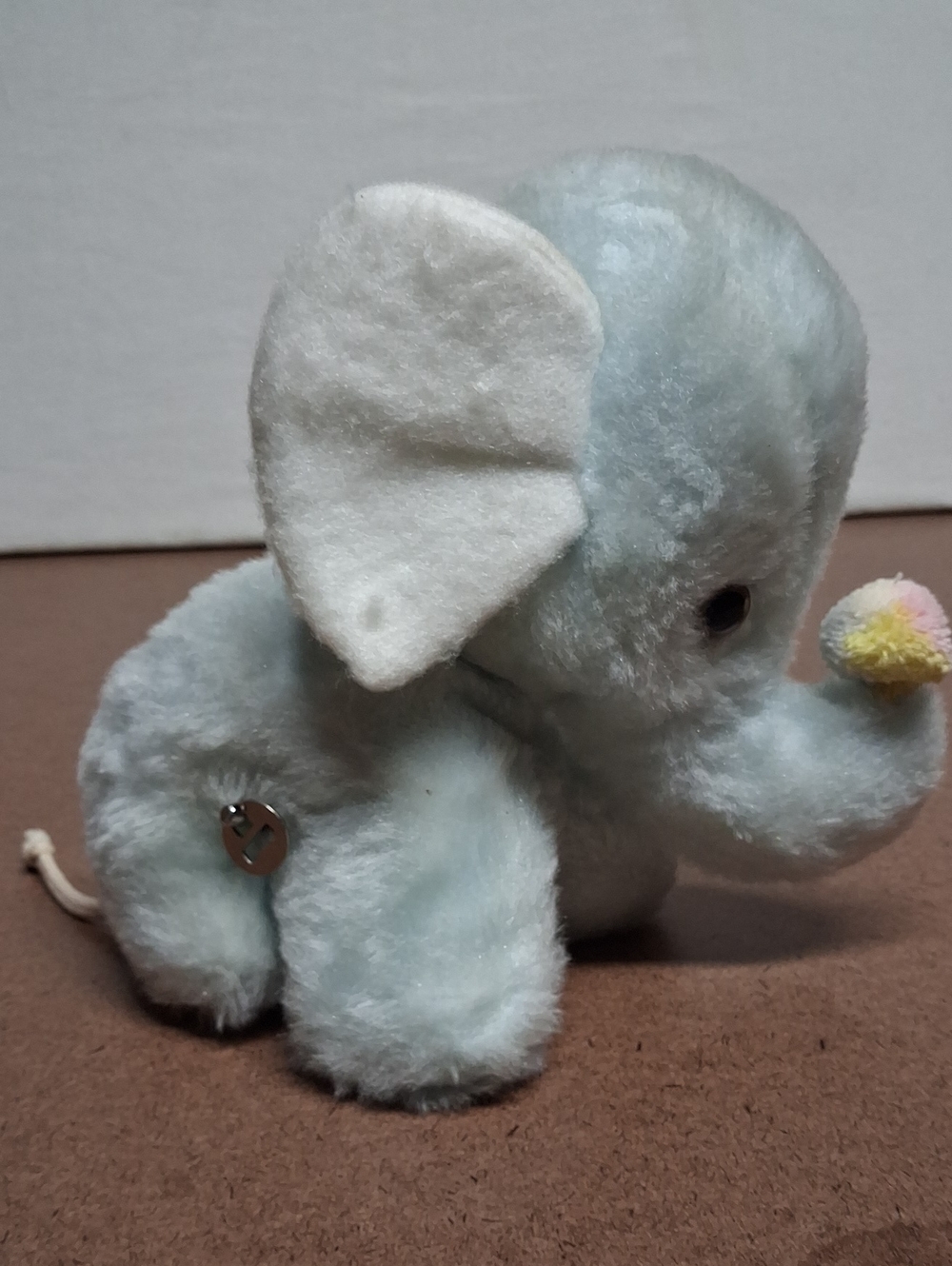 Warmies Blue Elephant Warmies White Plush Stuffed Animal